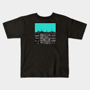 POST-SOVIET PANELKA // Typical russian panel houses Kids T-Shirt